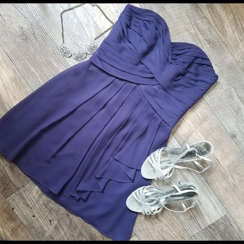 DAVIDS BRIDAL PURPLE DRESS SIZE 6